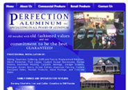 Web Design | Perfection Aluminum