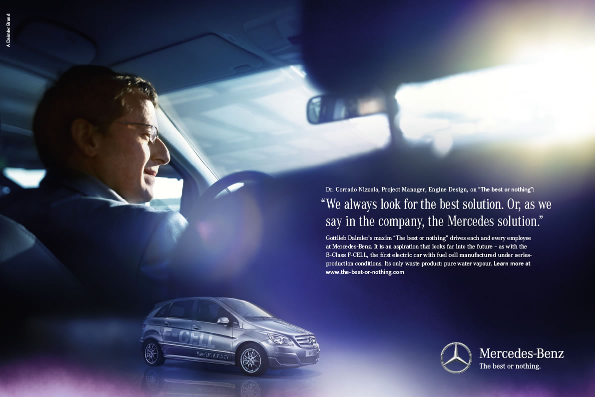 Mercedes-Benz Launches New Brand Claim 